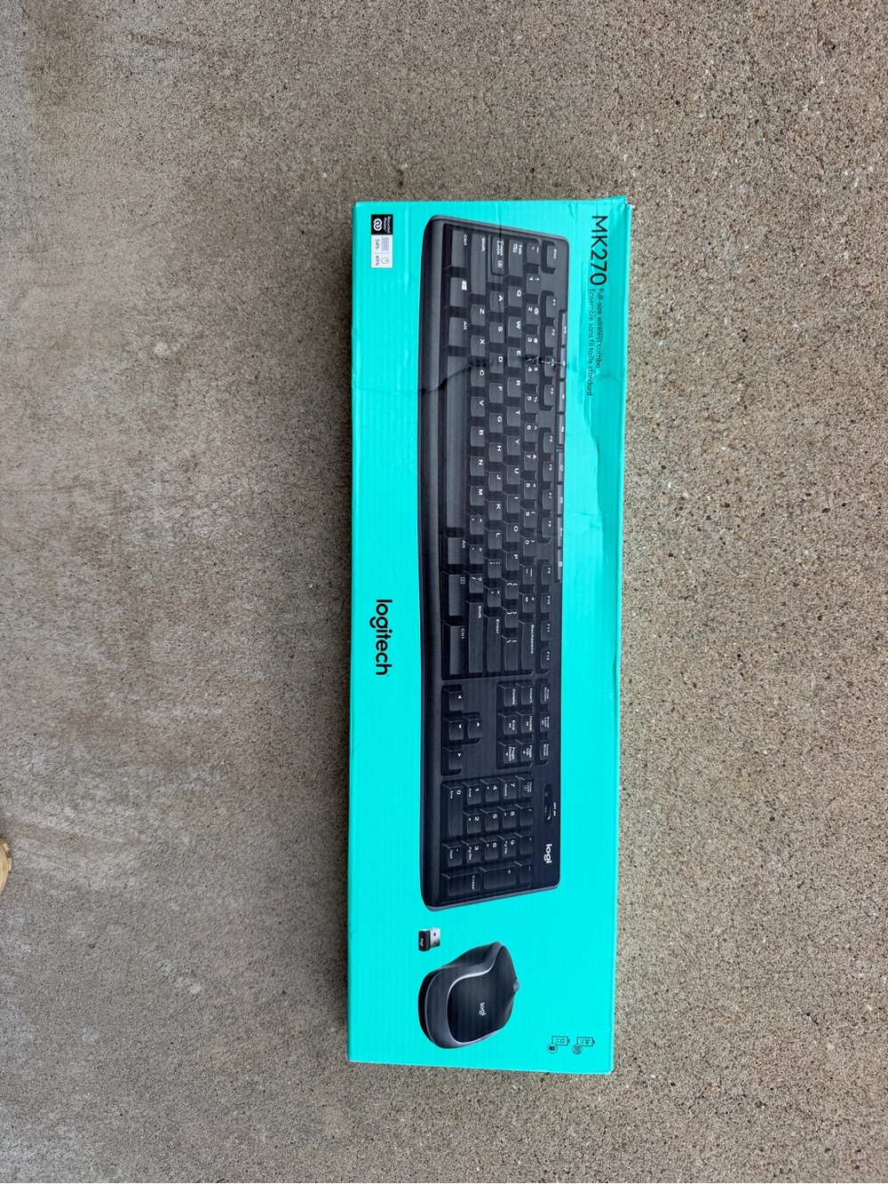 Logitech MK270 Wireless Keyboard & Mouse Combo - Black